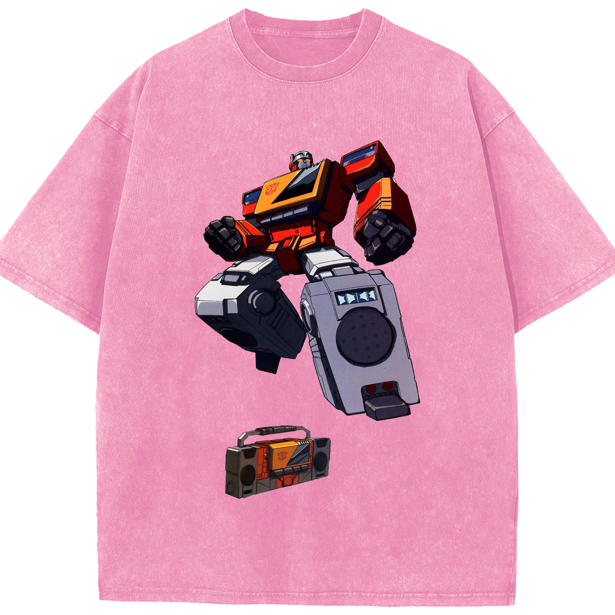 （画像用）  綿100% ヴィンテージ風 半袖Tシャツ（フロントプリント）